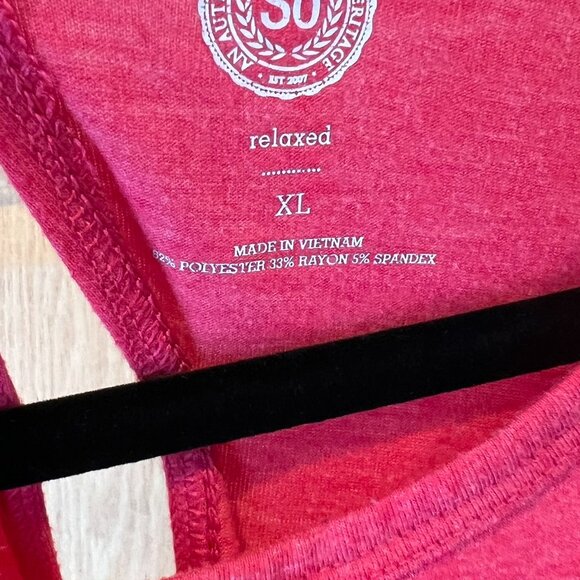 SO Pink Sleeveless Relaxed Fit Tank Top - Size XL - Picture 3 of 3